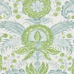 CALICUT Fabric – LEAF | Schumacher | Wallpaper Twins CALICUT fabric LEAF color by Schumacher