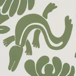 CALL OF THE JUNGLE fabric FOREST GREEN color by Schumacher