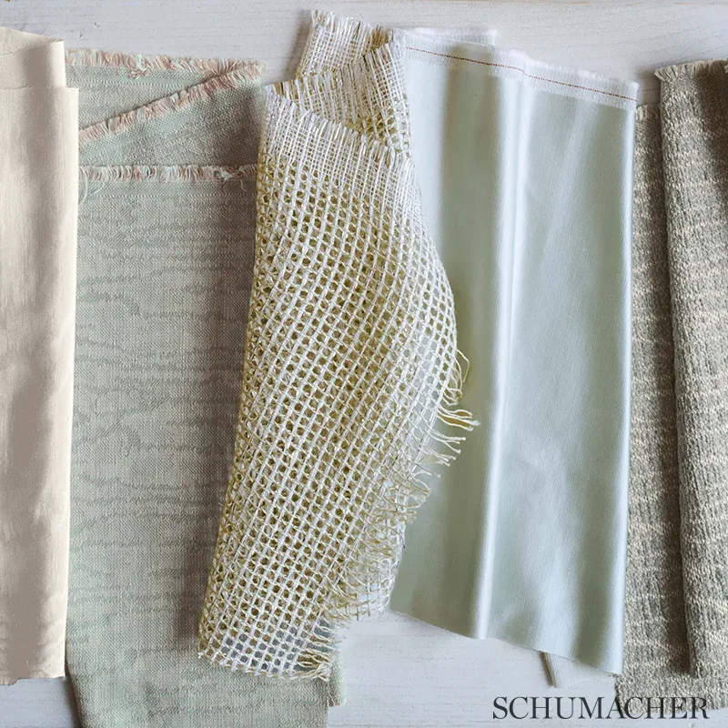 CALVIN SHEER fabric GOLD DUST color by Schumacher