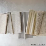 CALVIN SHEER Fabric – LINEN | Schumacher | Wallpaper Twins CALVIN SHEER fabric LINEN color by Schumacher