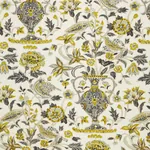 CAMBERWELL VASE PRINT fabric CITRINE color by Schumacher