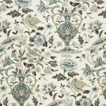 CAMBERWELL VASE PRINT fabric MINERAL color by Schumacher