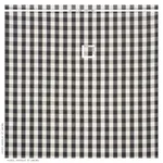 CAMDEN COTTON CHECK Fabric – BLACK | Schumacher | Wallpaper CAMDEN COTTON CHECK fabric BLACK color by Schumacher