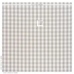 CAMDEN COTTON CHECK Fabric – GREY | Schumacher | Wallpaper T CAMDEN COTTON CHECK fabric GREY color by Schumacher