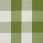 CAMDEN COTTON CHECK Fabric – LEAF | Schumacher | Wallpaper T CAMDEN COTTON CHECK fabric LEAF color by Schumacher