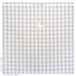 CAMDEN COTTON CHECK fabric LILAC color by Schumacher
