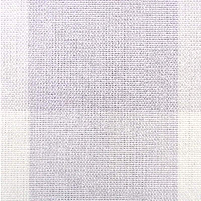 CAMDEN COTTON CHECK fabric LILAC color by Schumacher
