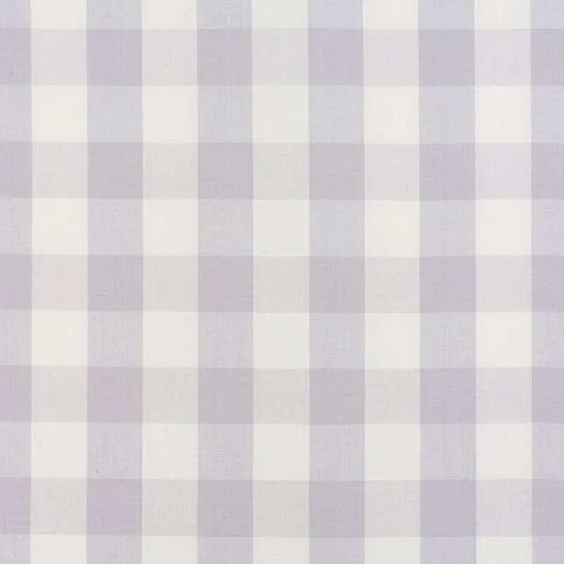 CAMDEN COTTON CHECK fabric LILAC color by Schumacher