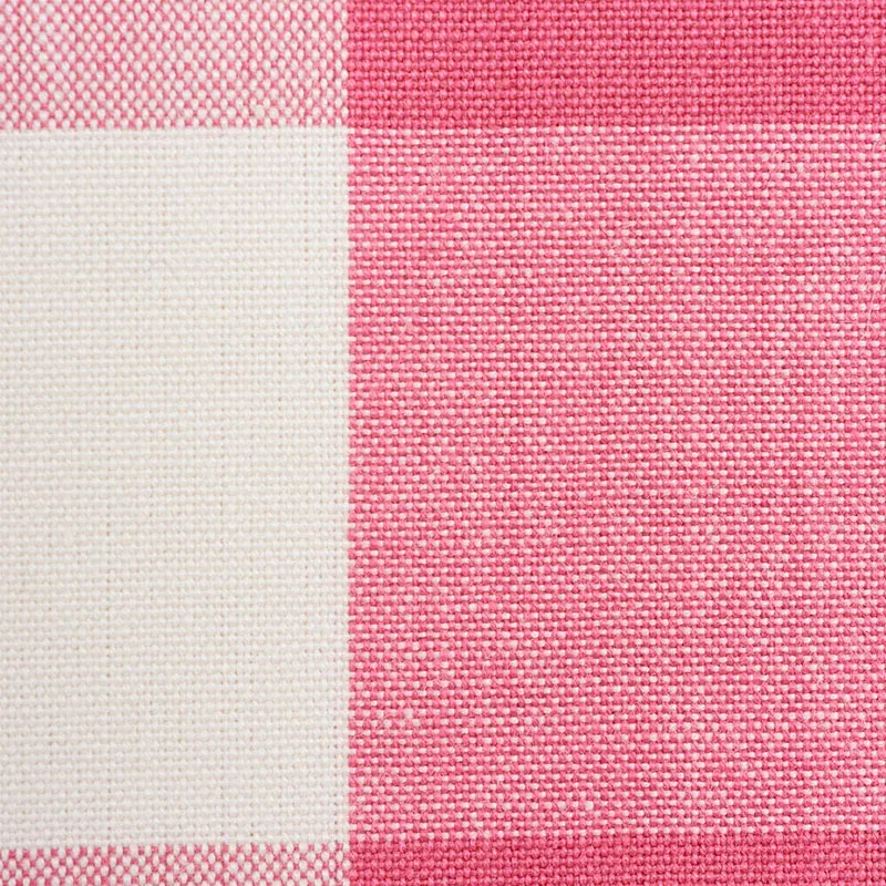 CAMDEN COTTON CHECK Fabric – MAGENTA | Schumacher | Wallpape CAMDEN COTTON CHECK fabric MAGENTA color by Schumacher