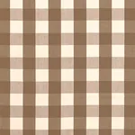 CAMDEN COTTON CHECK Fabric – MOCHA | Schumacher | Wallpaper CAMDEN COTTON CHECK fabric MOCHA color by Schumacher