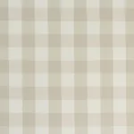 CAMDEN COTTON CHECK fabric NATURAL color by Schumacher