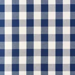 CAMDEN COTTON CHECK Fabric – NAVY | Schumacher | Wallpaper T CAMDEN COTTON CHECK fabric NAVY color by Schumacher