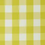 CAMDEN COTTON CHECK fabric YELLOW color by Schumacher