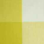 CAMDEN COTTON CHECK fabric YELLOW color by Schumacher