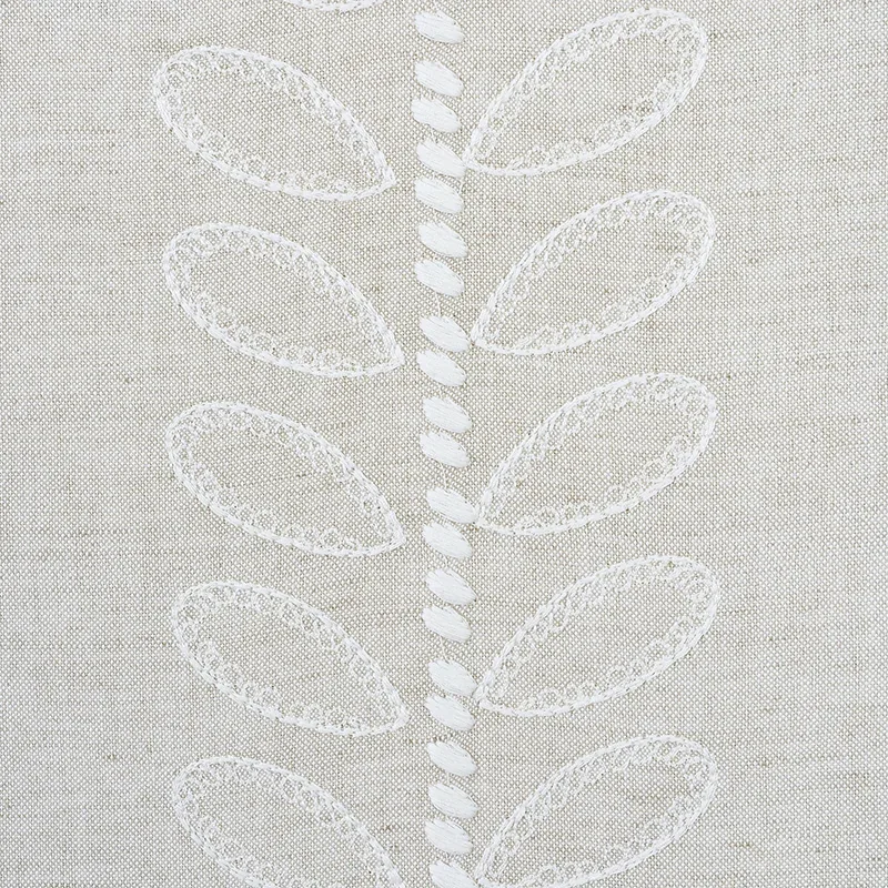 CAMILE EMBROIDERY fabric NATURAL color by Schumacher