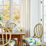 CAMILE EMBROIDERY fabric YELLOW color by Schumacher