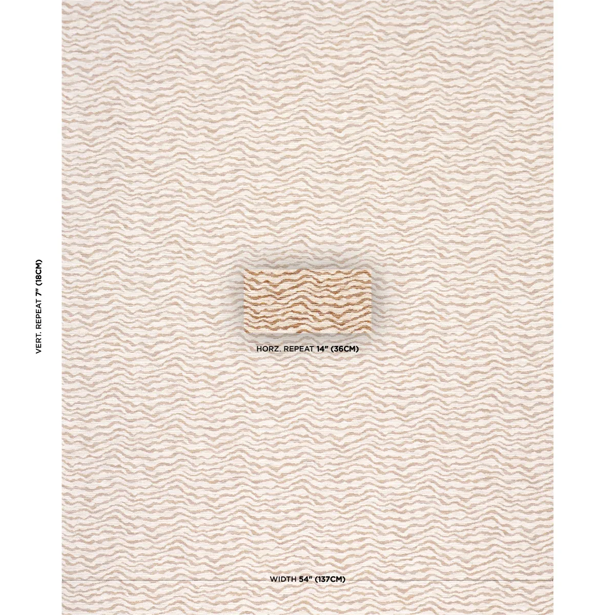 CAMMIE PERFORMANCE fabric CHESTNUT color by Schumacher
