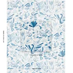CANOPY Fabric – BLUE BIRDS | Schumacher | Wallpaper Twins CANOPY fabric BLUE BIRDS color by Schumacher