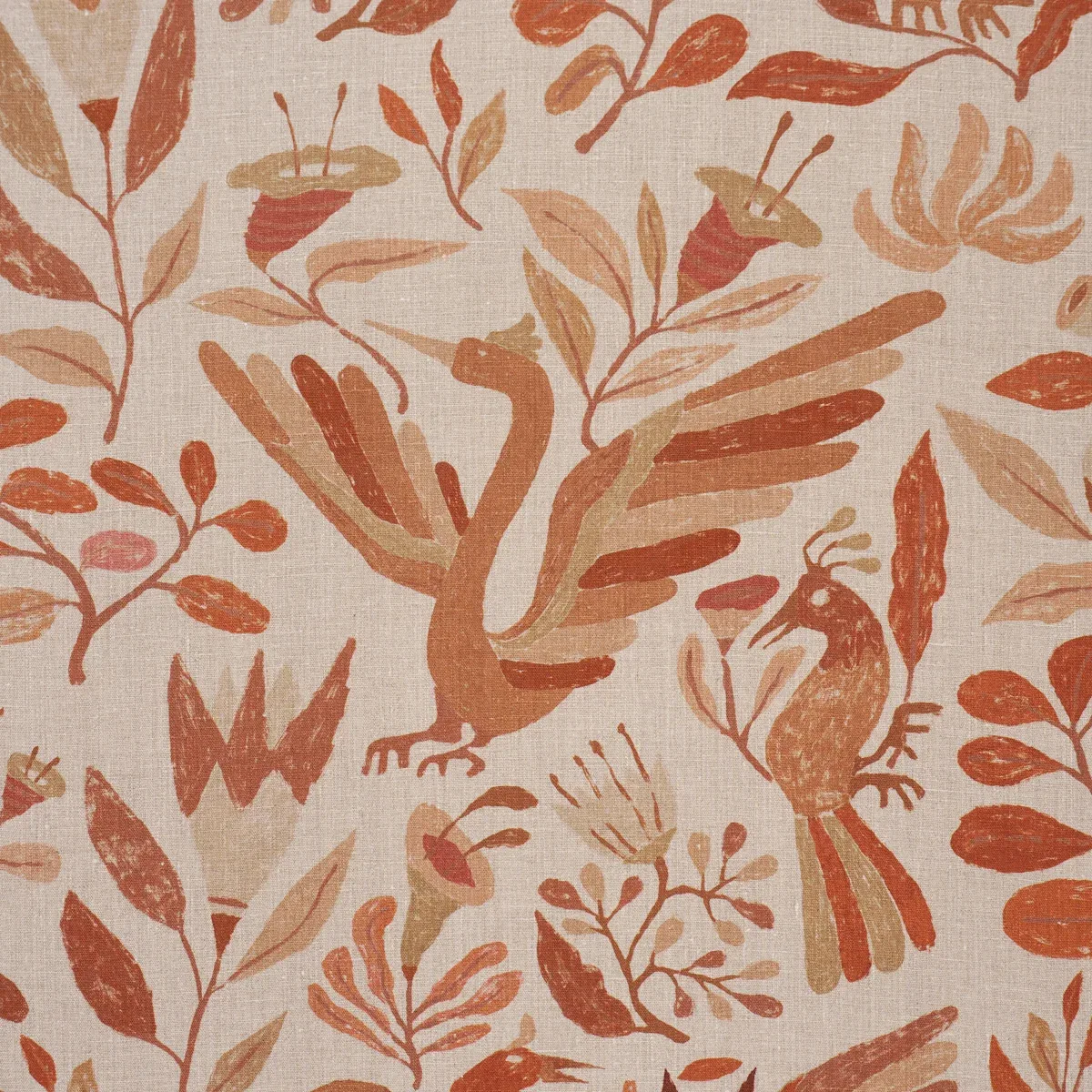 CANOPY Fabric – TERRACOTTA | Schumacher | Wallpaper Twins CANOPY fabric TERRACOTTA color by Schumacher