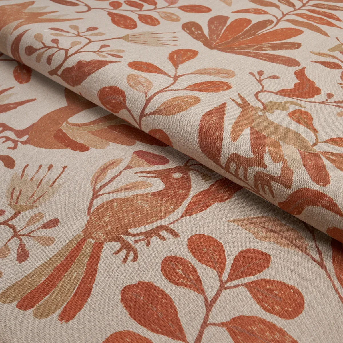 CANOPY Fabric – TERRACOTTA | Schumacher | Wallpaper Twins CANOPY fabric TERRACOTTA color by Schumacher