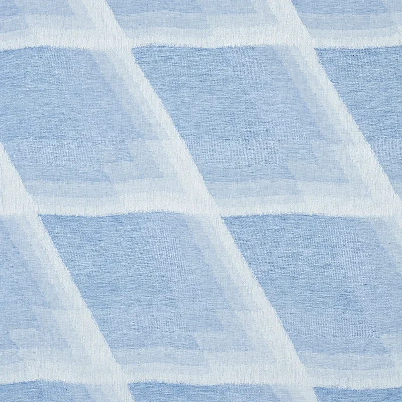 CANSO CASEMENT fabric BLUE color by Schumacher