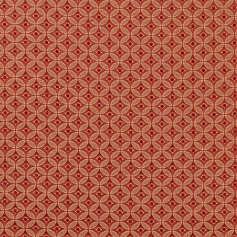 CARA WEAVE fabric POPPY color by Schumacher