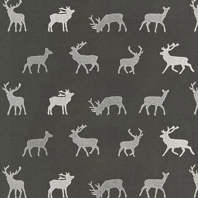 67160 | Caribou Embroidery – CHARCOAL