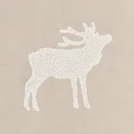 CARIBOU EMBROIDERY Fabric – PARCHMENT | Schumacher | Wallpap CARIBOU EMBROIDERY fabric PARCHMENT color by Schumacher