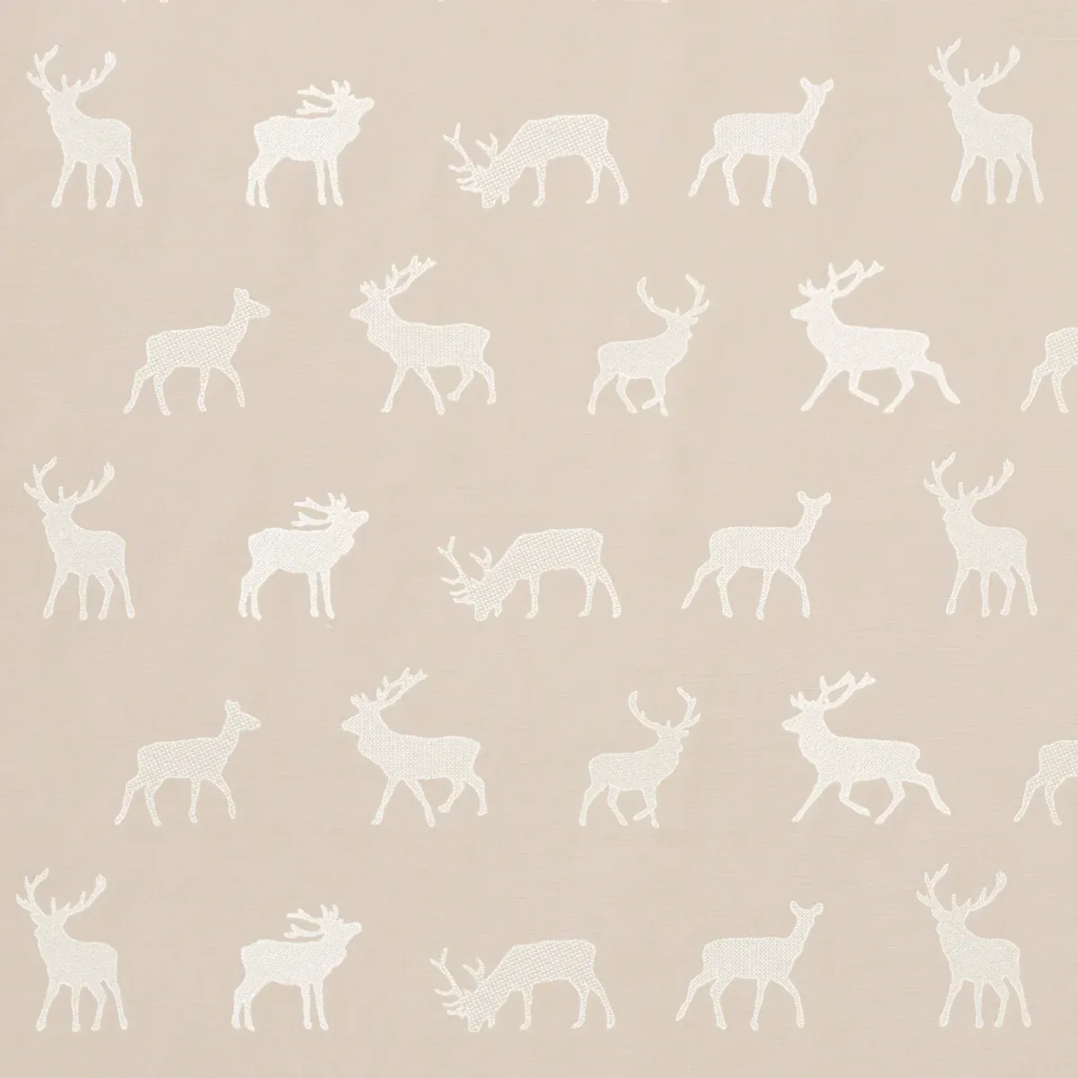 67163 | CARIBOU EMBROIDERY – PARCHMENT