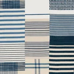 CARLISLE PATCHWORK Fabric – INDIGO | Schumacher | Wallpaper CARLISLE PATCHWORK fabric INDIGO color by Schumacher