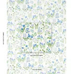CARLY Fabric – BLUE BELL | Schumacher | Wallpaper Twins CARLY fabric BLUE BELL color by Schumacher