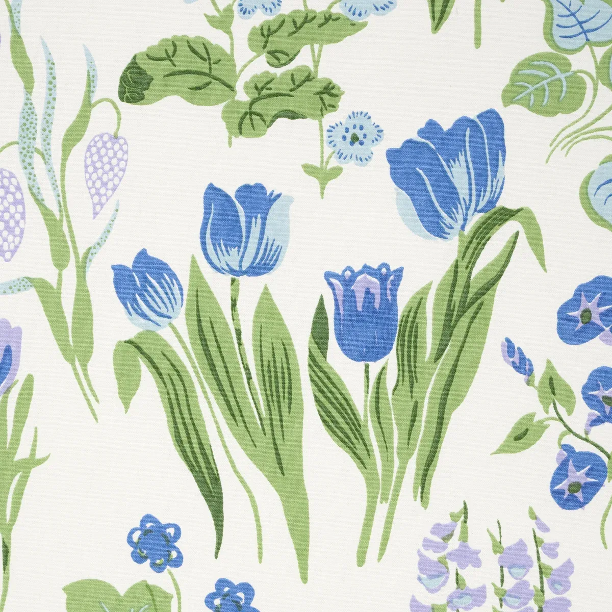 CARLY Fabric – BLUE BELL | Schumacher | Wallpaper Twins CARLY fabric BLUE BELL color by Schumacher