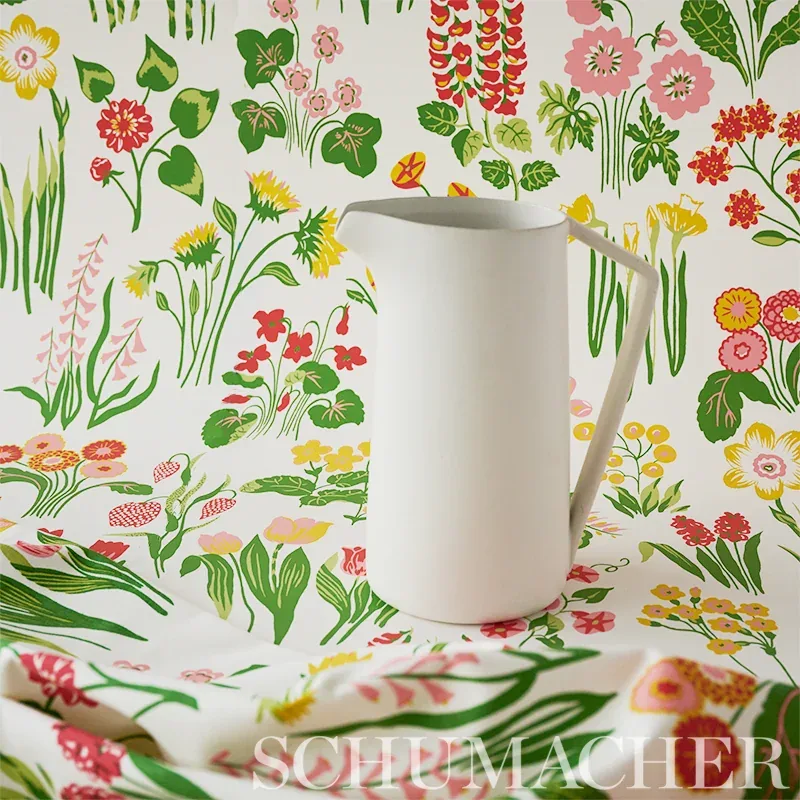 CARLY fabric PINK color by Schumacher