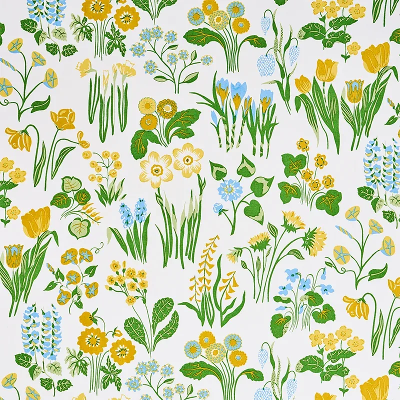 CARLY fabric SKY color by Schumacher