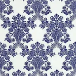 CAROLINA Fabric – ULTRAMARINE | Schumacher | Wallpaper Twins CAROLINA fabric ULTRAMARINE color by Schumacher