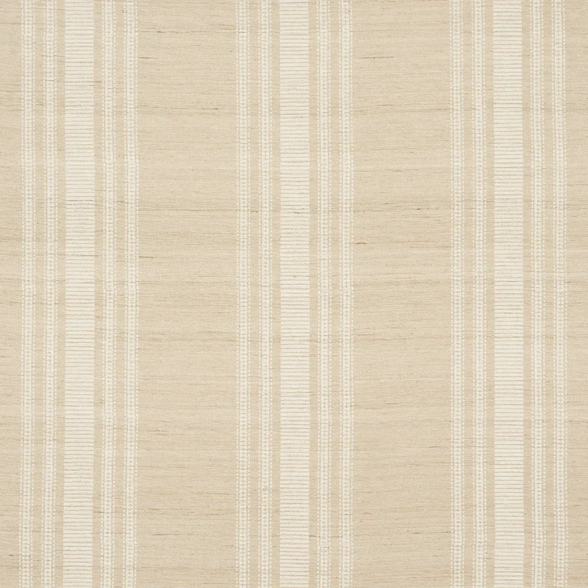 CASSIA HANDWOVEN SILK STRIPE fabric NATURAL color by Schumacher