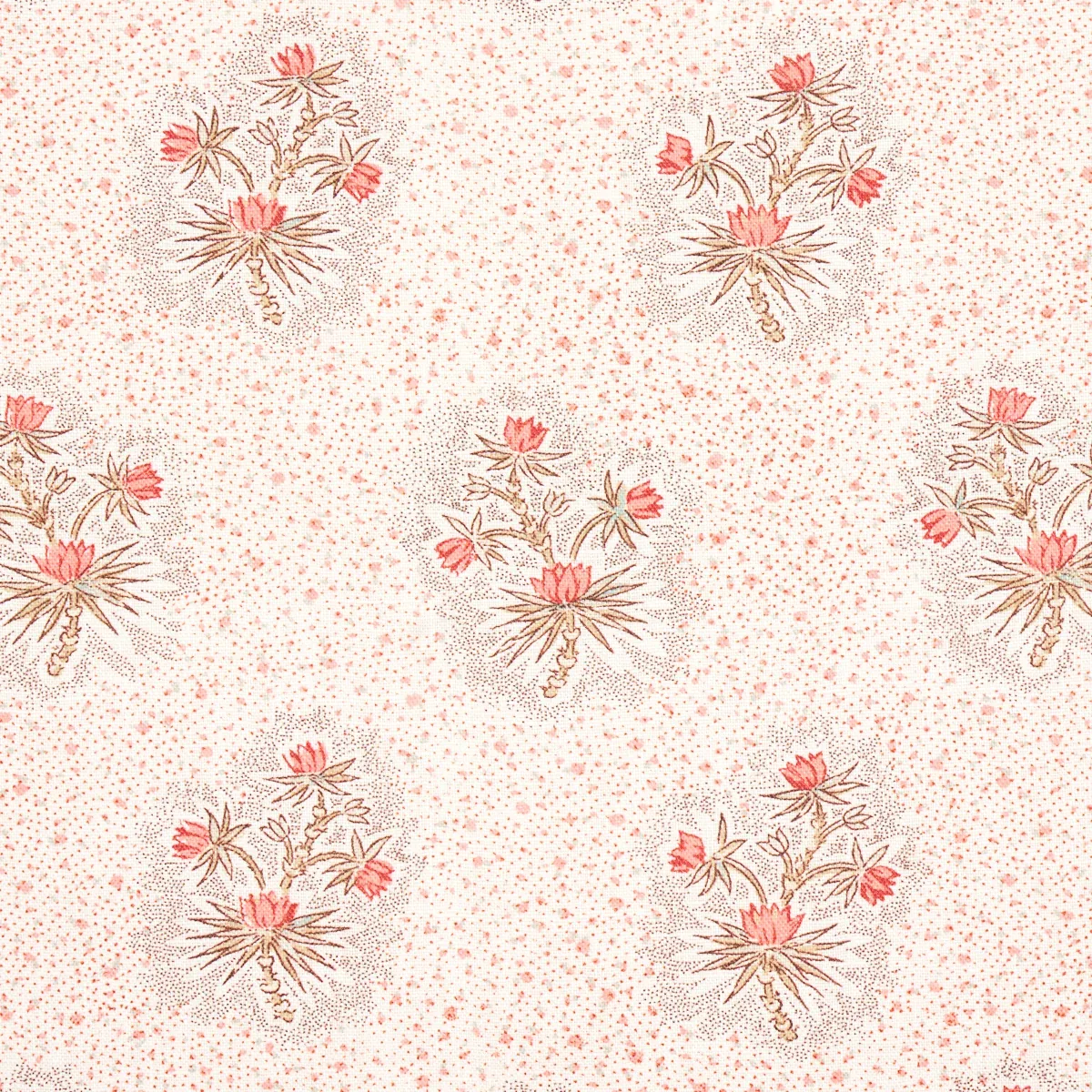CASSIS FLORAL Fabric – ROUGE | Schumacher | Wallpaper Twins CASSIS FLORAL fabric ROUGE color by Schumacher