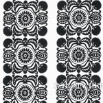 CASTANET EMBROIDERY Fabric – BLACK | Schumacher | Wallpaper CASTANET EMBROIDERY fabric BLACK color by Schumacher