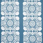 CASTANET EMBROIDERY fabric CHAMBRAY color by Schumacher