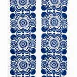 CASTANET EMBROIDERY Fabric – COBALT | Schumacher | Wallpaper CASTANET EMBROIDERY fabric COBALT color by Schumacher