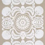 CASTANET EMBROIDERY Fabric – NATURAL | Schumacher | Wallpape CASTANET EMBROIDERY fabric NATURAL color by Schumacher