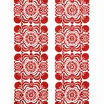 CASTANET EMBROIDERY Fabric – RED | Schumacher | Wallpaper Tw CASTANET EMBROIDERY fabric RED color by Schumacher
