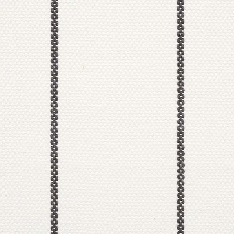 CAVETT STRIPE fabric CHARCOAL color by Schumacher