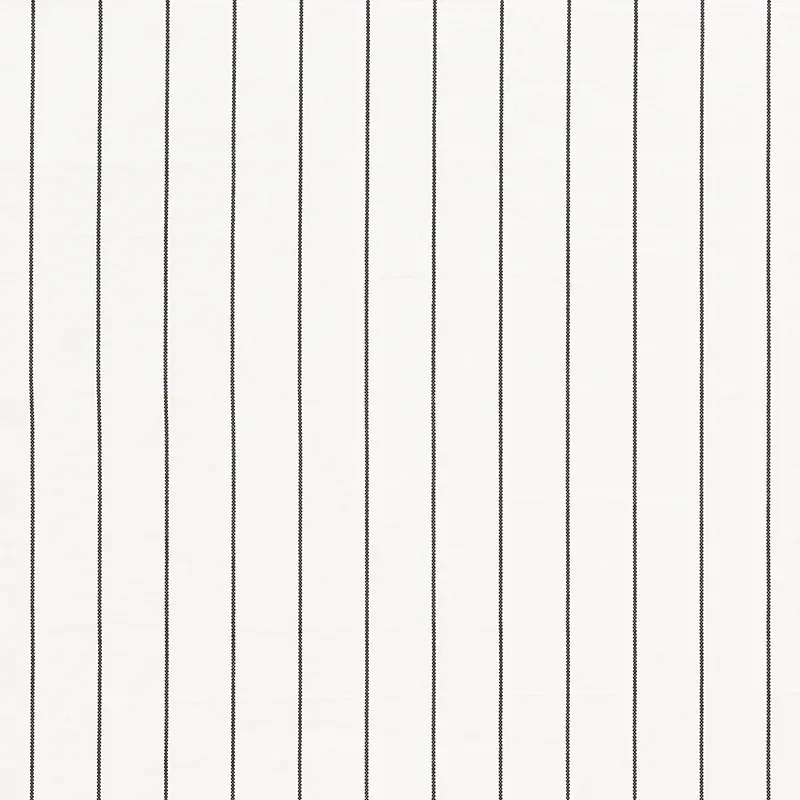 CAVETT STRIPE fabric CHARCOAL color by Schumacher