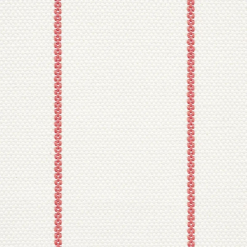 CAVETT STRIPE fabric ROSE color by Schumacher