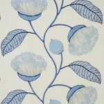 Celinda Embroidery fabric BLUE color by Schumacher