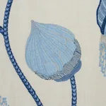 Celinda Embroidery fabric BLUE color by Schumacher