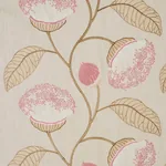 Celinda Embroidery fabric BLUSH color by Schumacher