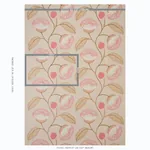 Celinda Embroidery fabric BLUSH color by Schumacher