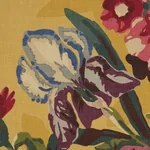 CENTENNIAL BOUQUET fabric DOCUMENT OCHRE color by Schumacher